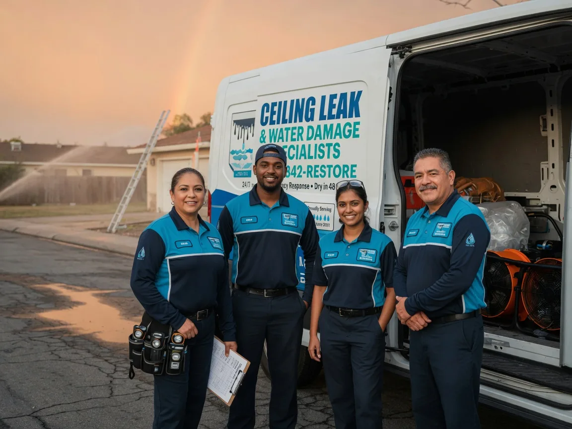 Ceiling Leak Cleanup company in Bedias, TX